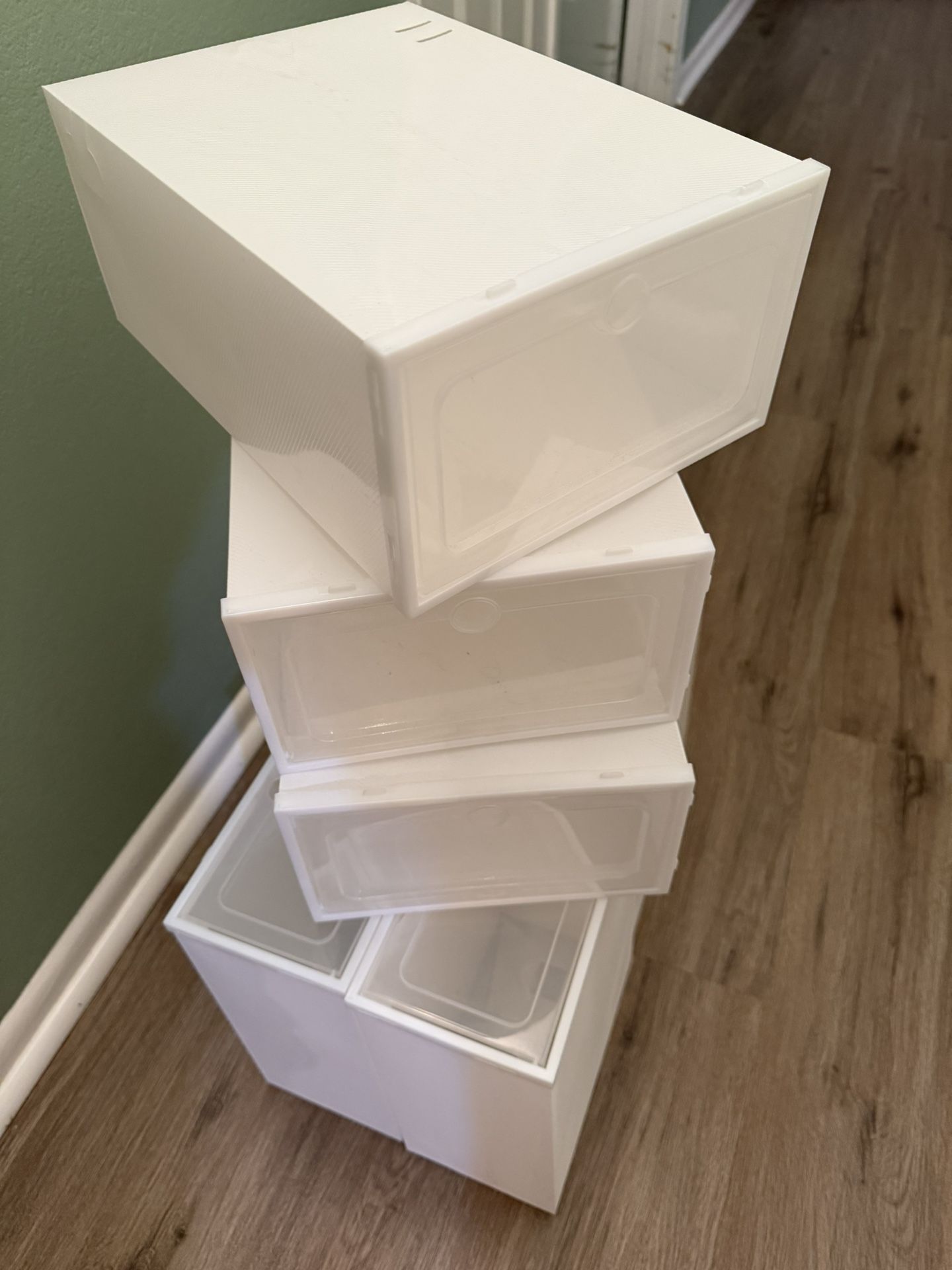 Plastic Shoe Boxes/Storage
