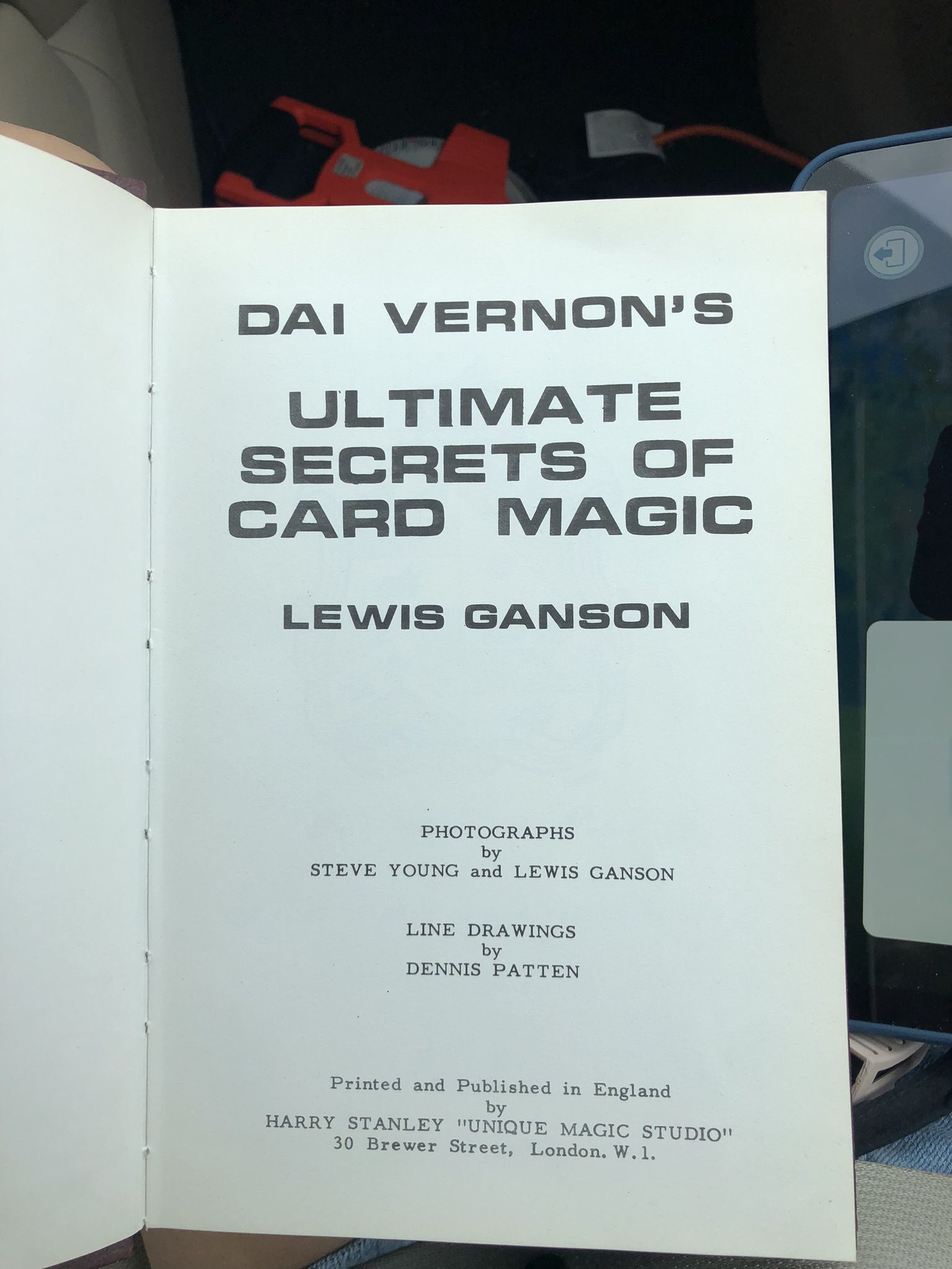 Dai Vernon’s Ultimate Secrets Of Card Magic RARE BOOK