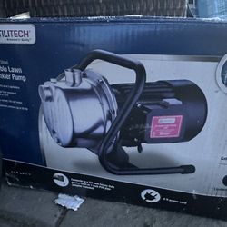 Utilitech 1HP Stainless Steel Sprinkler Pump - NEW