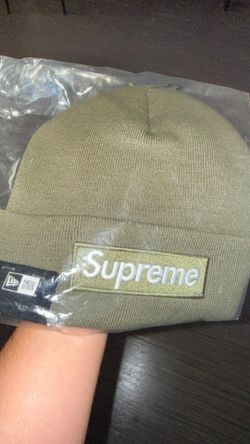 Brand New Supreme BOGO Beanie – Olive Green