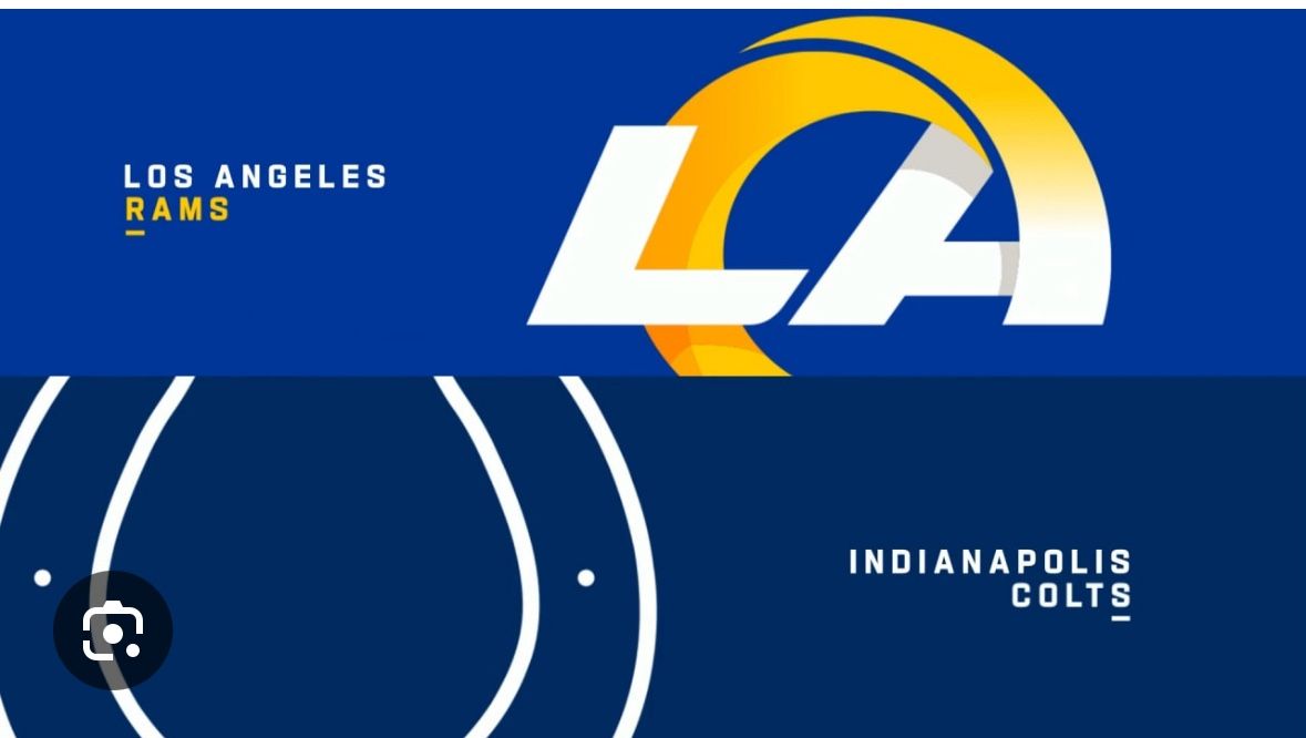 LA Rams Vs Colts Sun 28 Sept: 4 Seats 300 Level