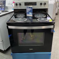 Electric Stove 4 Coils In Stainless Steel 