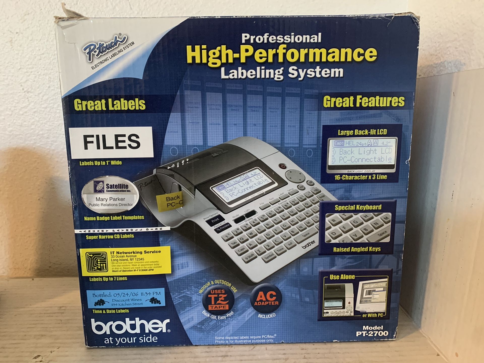 Brother P-Touch PT-2700 Thermal Printer
