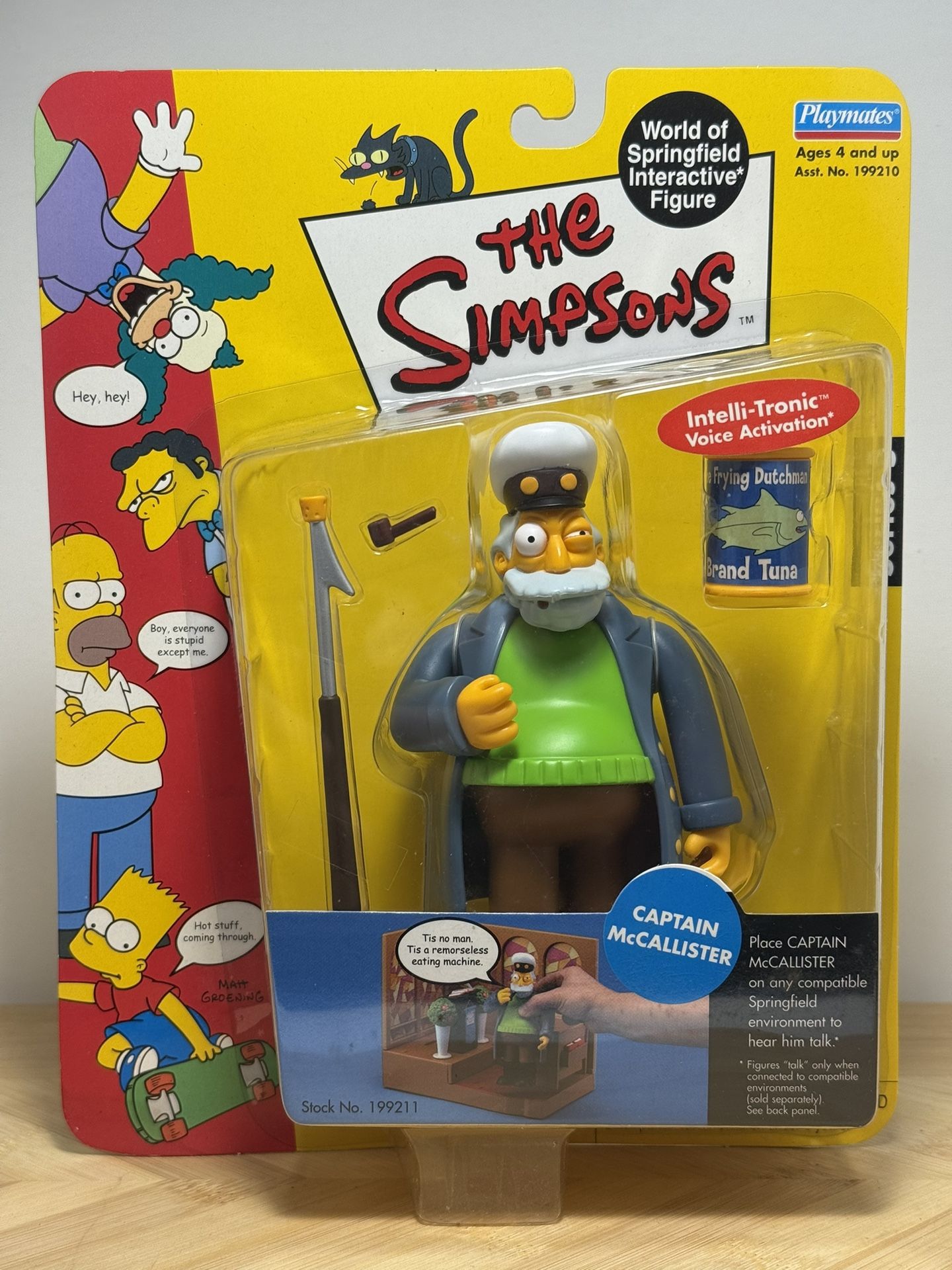 Playmates (2001) the Simpsons “Captain McCallister” Series 5 Action Figure