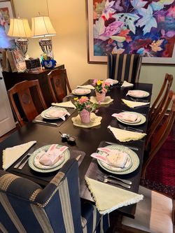 Two Black and Gold  Chairs