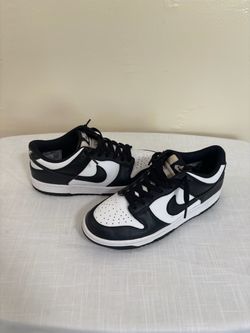 Nike Dunk Low Panda Black & White – Size 7Y