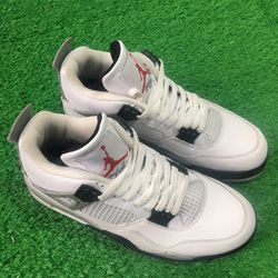 Nike Air Jordan 4 White Cement Size 8 For Women