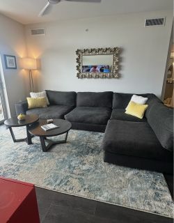 Extemely comfortable large sectional sofa for sale