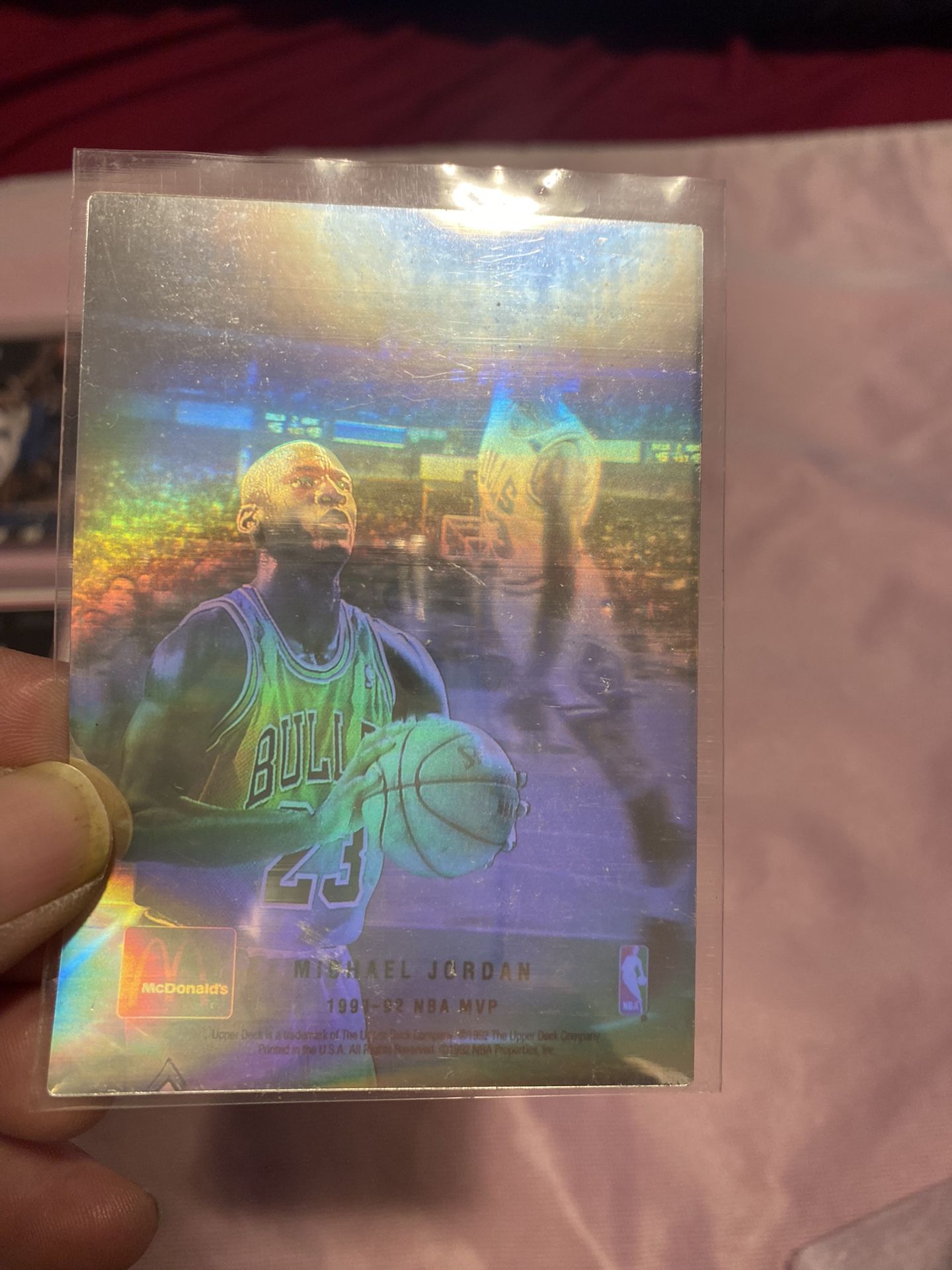 michael jordan holographic card Amazon.com: 1991-92 Upper Deck Basketball Low Series Diamond Hologram (Most  Common) #75 Michael Jordan Chicago Bulls TC Official NBA Trading Card :  Collectibles & Fine Art main image 1