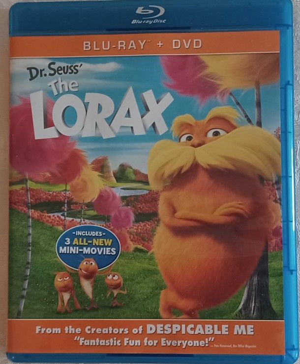 Dr. Seuss "The Lorax" Combo Pack Blu-ray+DVD+Ultraviolet