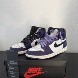 Jordan 1 Court Purple 