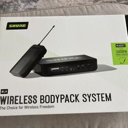 Wireless Mic Bodypack System- Head Mic Included
