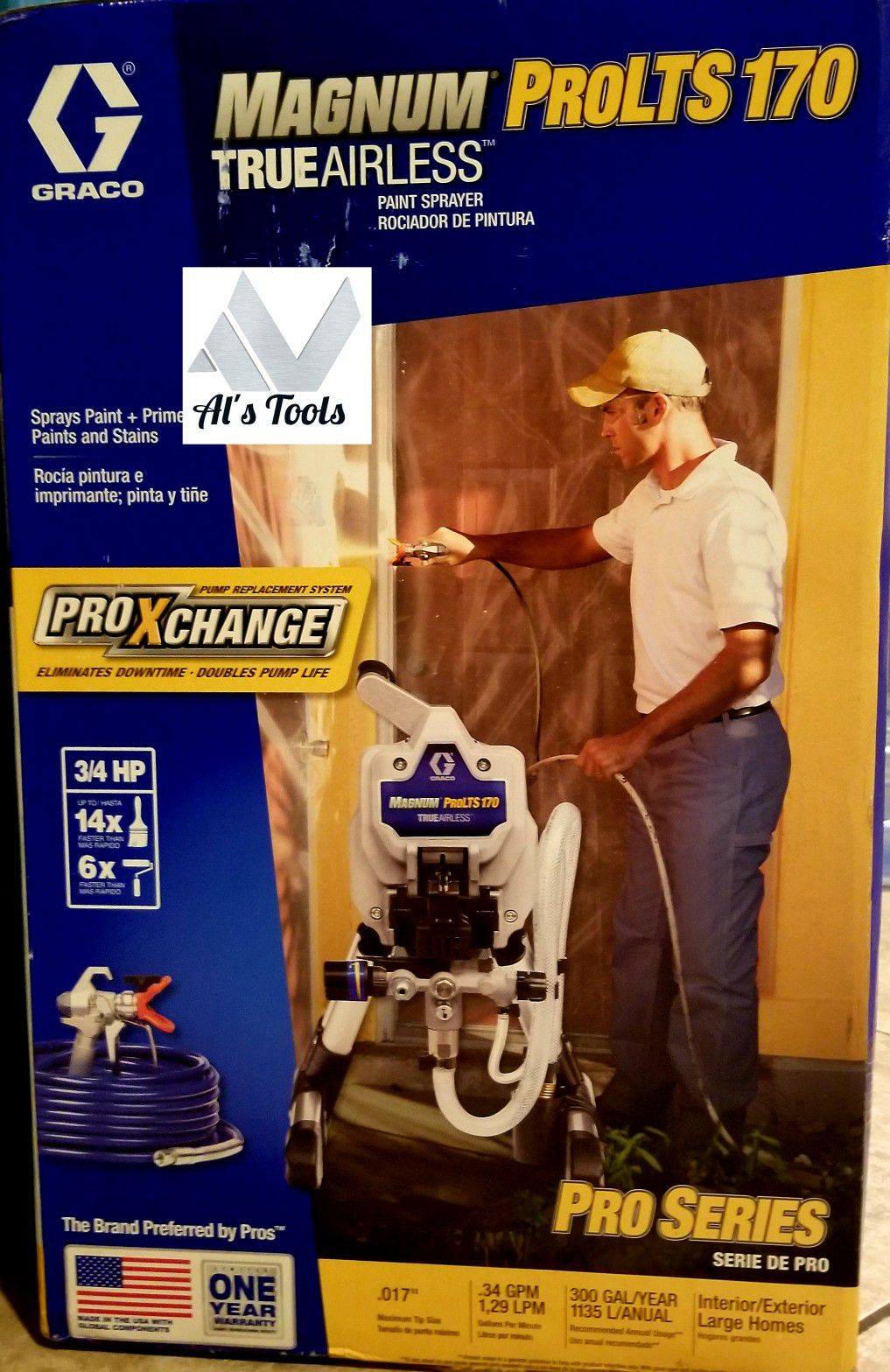Graco Magnum Pro LTS 170 stand airless paint sprayer