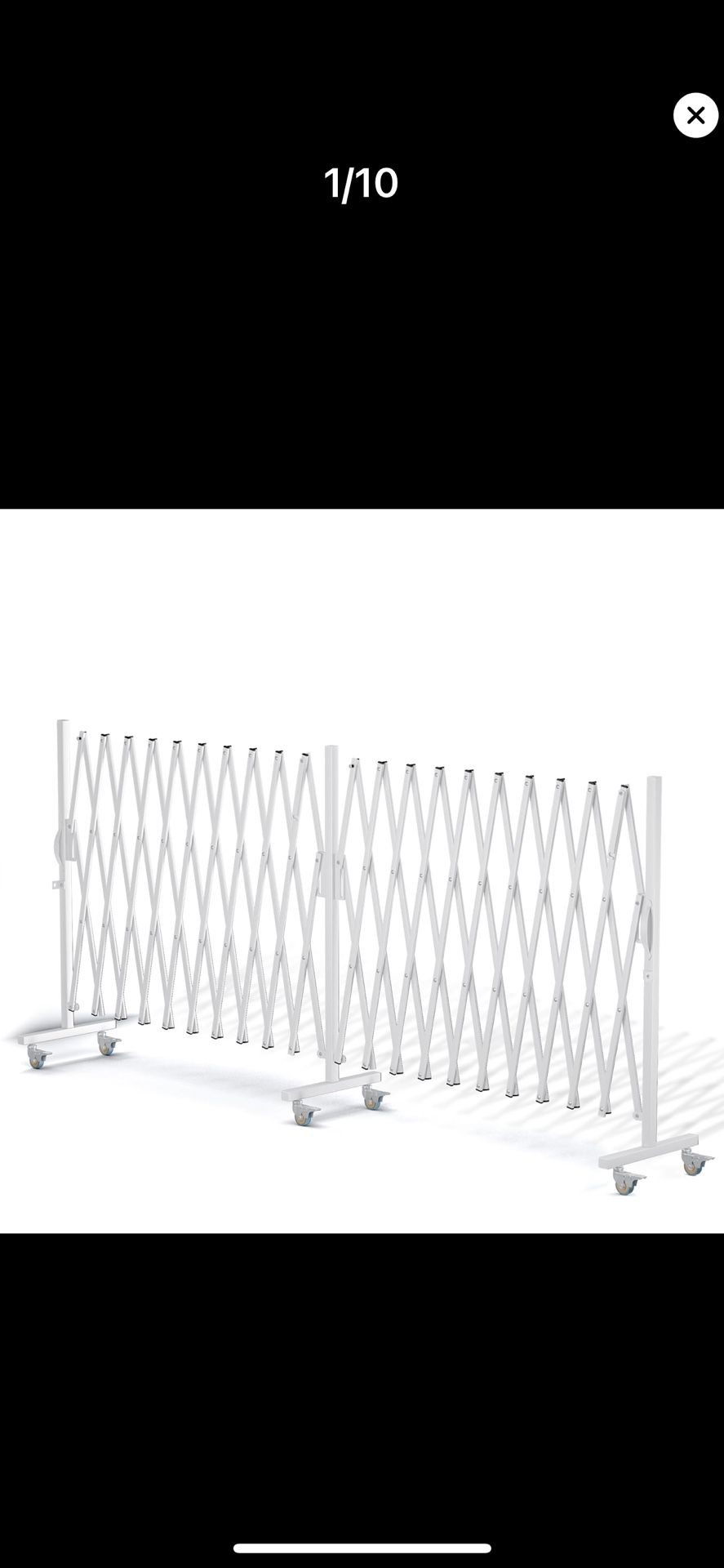 Expandable Barricade Gate