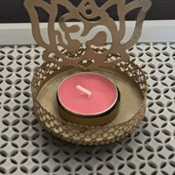 Om Shadow Decorative T-Light Holder