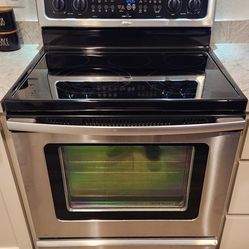 Stainless Steel Whirlpool 30-inch Electric Glass Top Stove