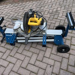 Dewalt Miter saw with Hercules Saw Table 