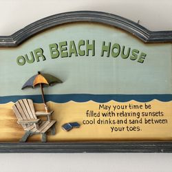 Beach House Sign