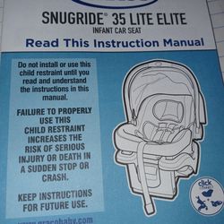 Graco Stroller And Infant Car Seat With 2 Manuals