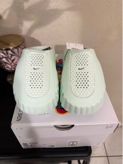 Size 7W - Nike Mind 001 Slide Mule Barely Green HQ4309-300