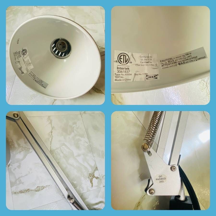 Rare Find Silver 60W IKEA TERTIAL Adjustable Arm And Head Office Desk Lamp for Sale in New York NY OfferUp