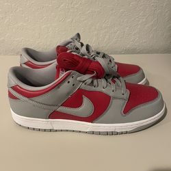 Nike Dunk Low QS Reverse Ultraman Red White Sneakers FQ6965-600 Mens Sz 10