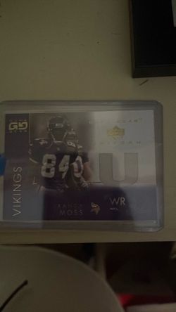 Randy Moss Jersey Card