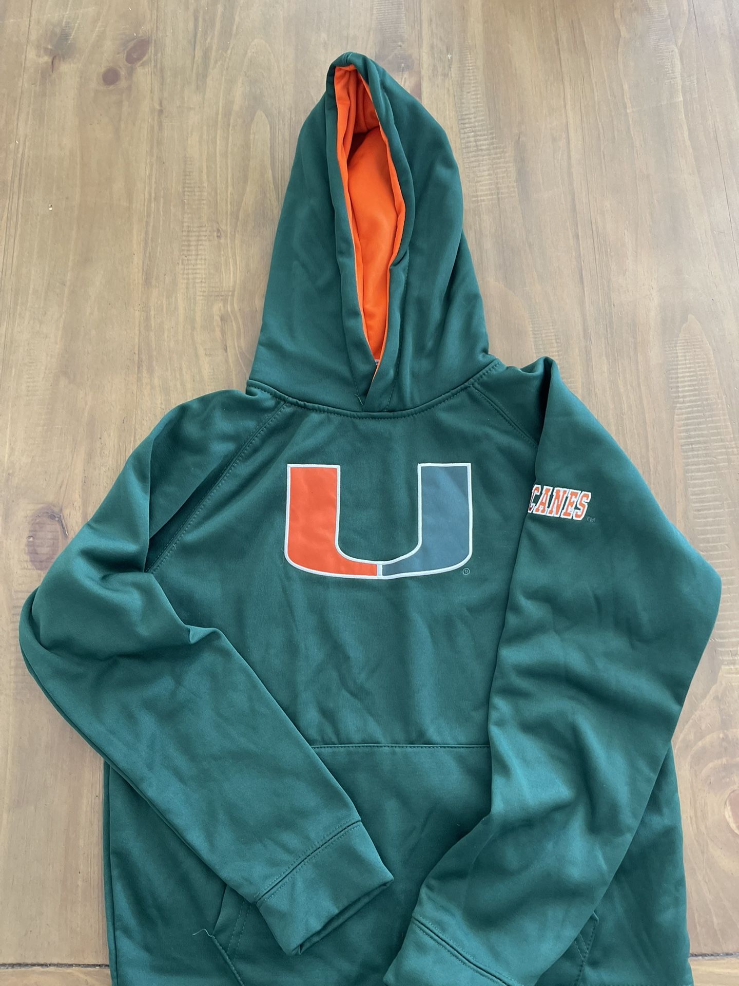 Colosseum UM Hurricanes Youth Hoodie size L (16-18)
