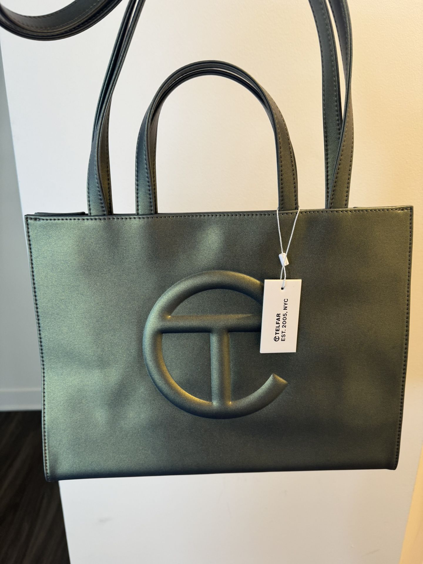 Telfar Medium Shopping Bag Brand New- Acid