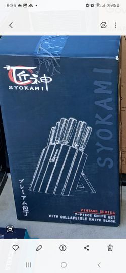Syokami Japanese  Style 7 Psc Knife Set