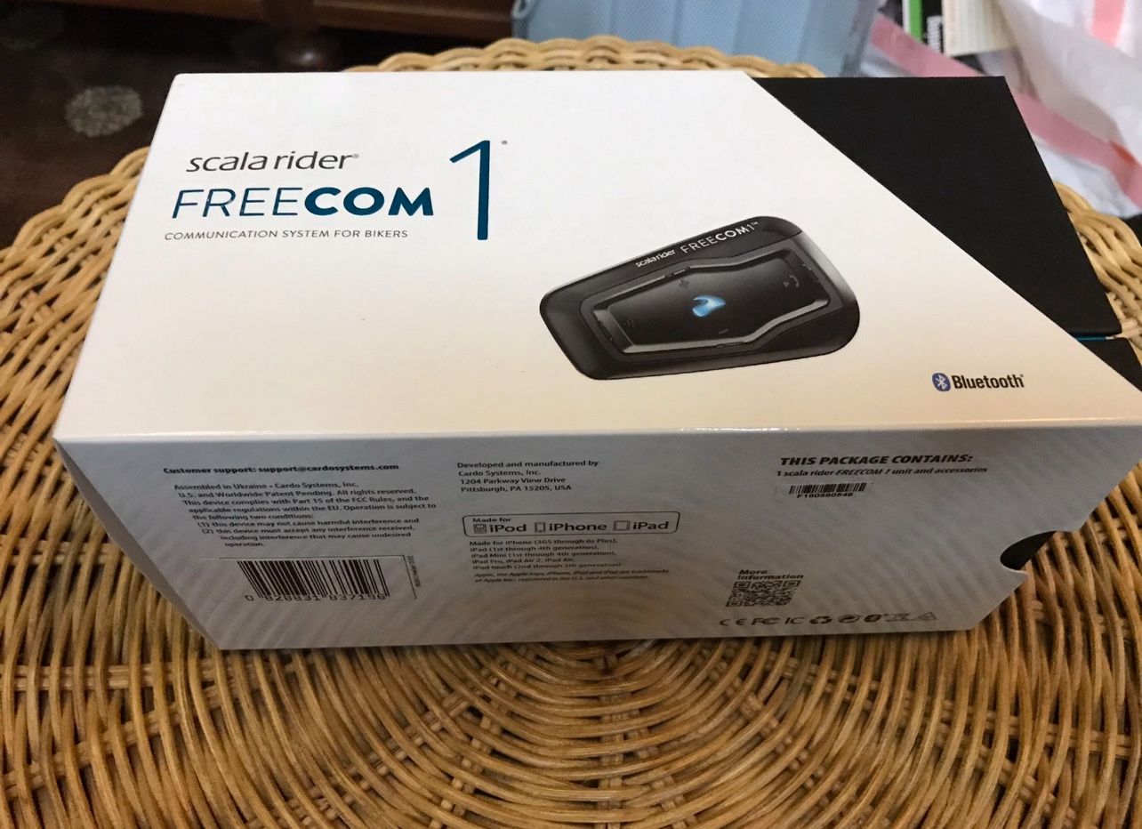++++ Freecom1 Motorcycle Helmet Speakers and Phone Blutooth