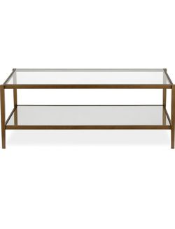 Glass coffee table