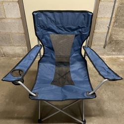 LIGHTWEIGHT FOLDING CAMP, BEACH, or GARDEN CHAIR - posted price is firm.