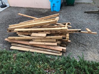 Free lumber firewood wood