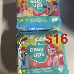 Pampers Easy Ups Size 2t-3t Set