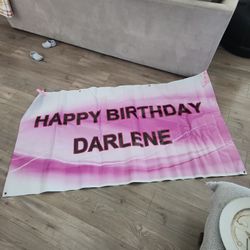 Banner  Happy Birthday Darlene 