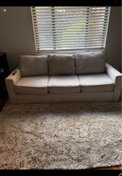 Couch and rug