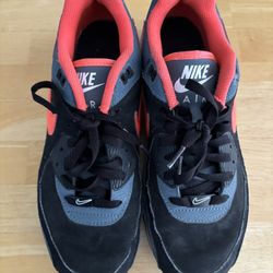 Men's Nike Air Max Wright Black Atomic Red Sneakers Style 317551 069 Size 11