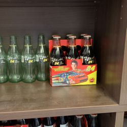 1995 Jeff Gordon Unopened Coke Bottles Winston Cup