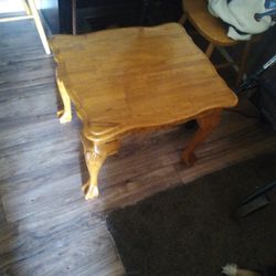 Oak End Table