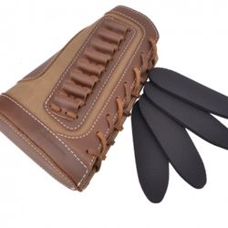 OP ORIGINAL POWER Leather and Canvas Buttstock Cheek Rest