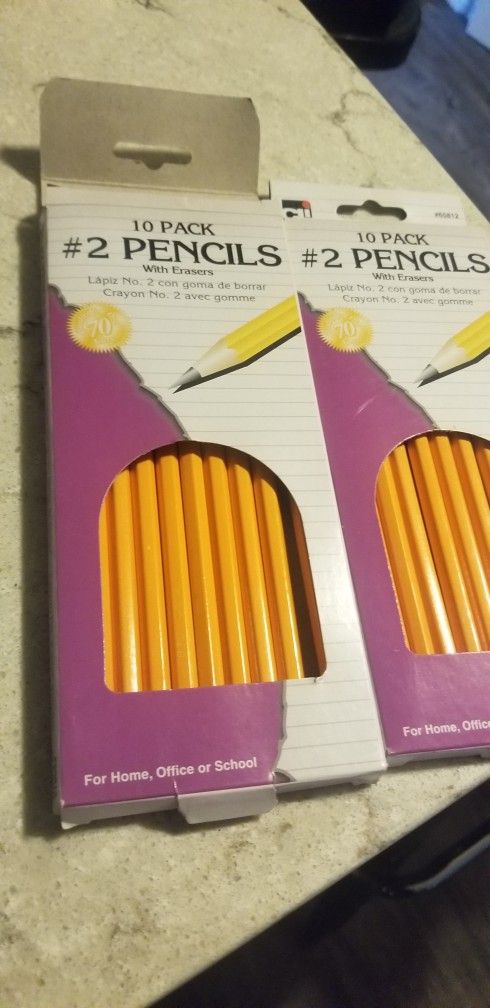 2 pack pencils