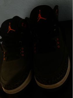 Jordan 3s Retro Fear edition.
