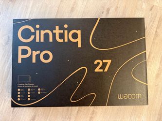 Wacom Cintiq Pro 27 4K pen display + Ergo Stand, boxed, Pro Pen 3