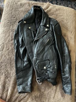 Vintage Leather Moto Jacket