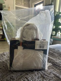 BRAND NEW Marc Jacobs Purse - Mini CB Bold Grind Tote- black, tan and white