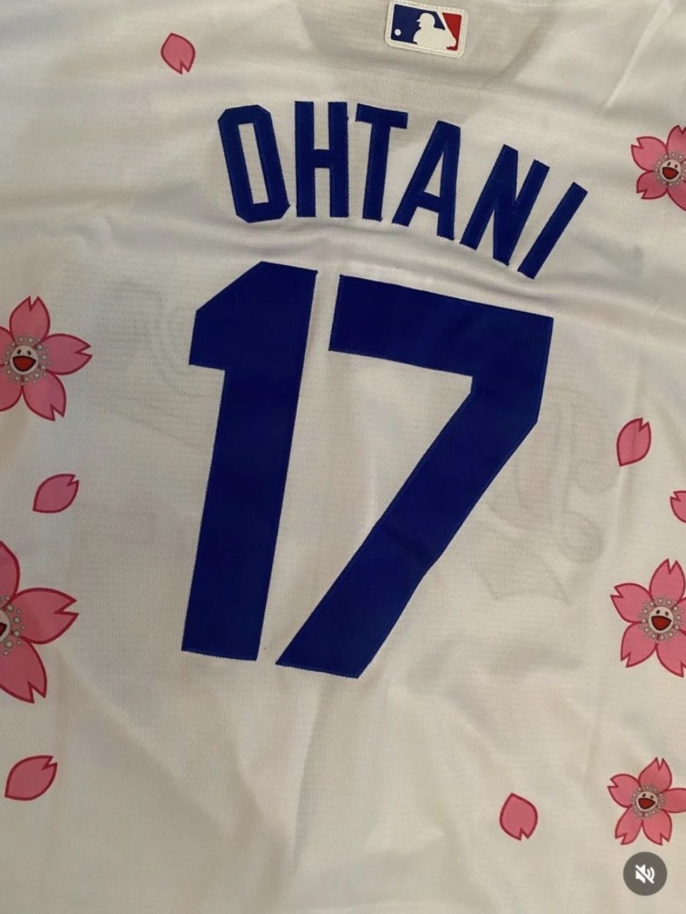 White Shohei Ohtani Sakura Los Angeles Dodgers Jersey TokyoXmurakami