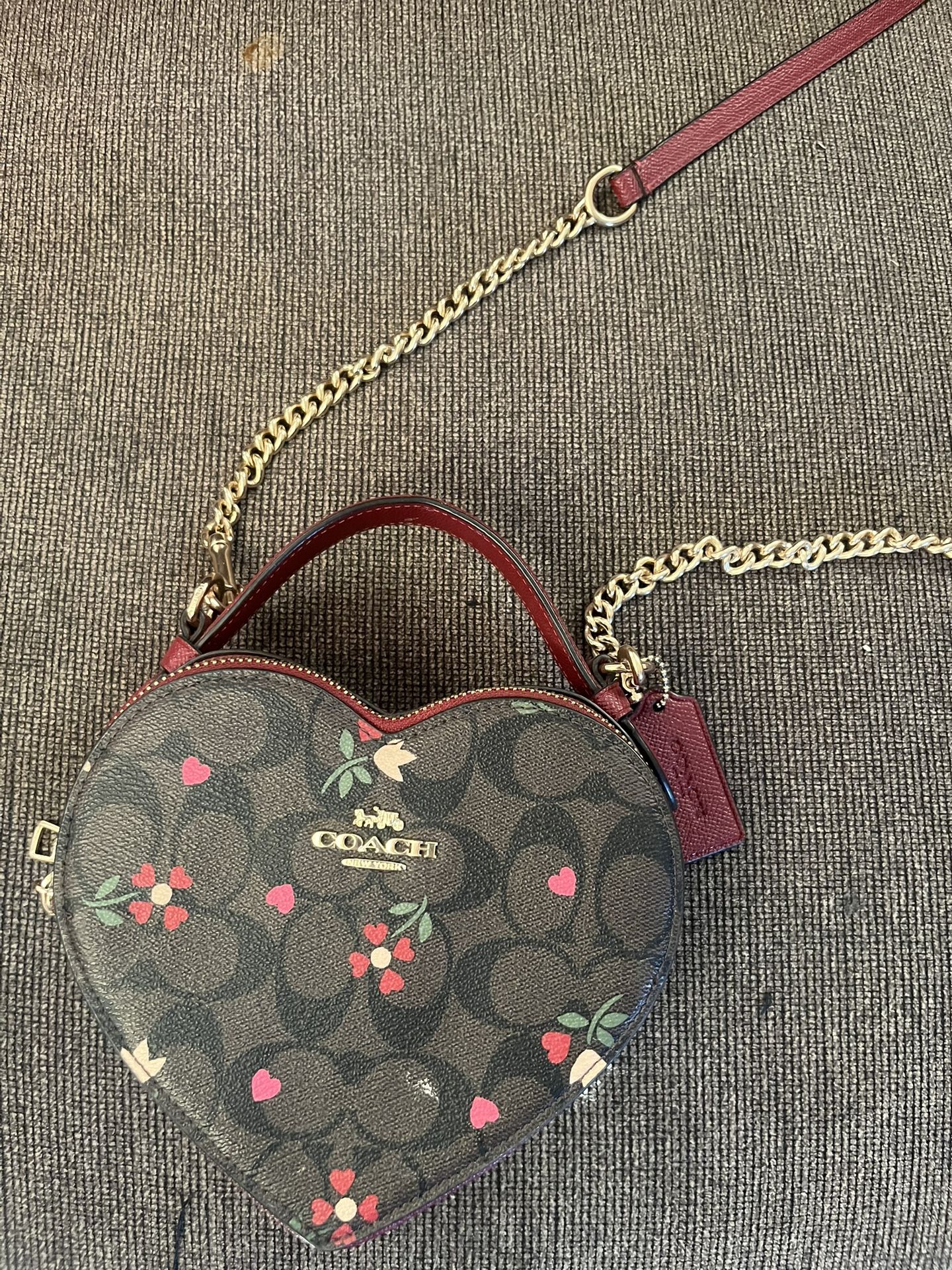Coach Heart Shapped Purse