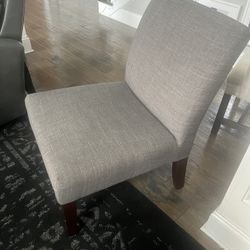 Grey Accent Chair 