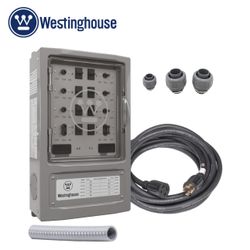 Westinghouse 30 -Amp 7500 Rated Watt Transfer Switch Kit Manual Transfer Switch